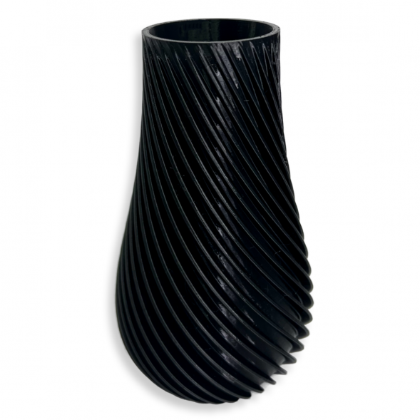 Ваза для сухоцветов HatRom Spiral, чёрный в Липецке