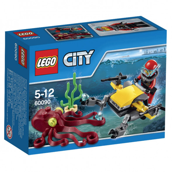 Конструктор LEGO City Deep Sea Explorers 60090 Глубоководный скутер в Липецке