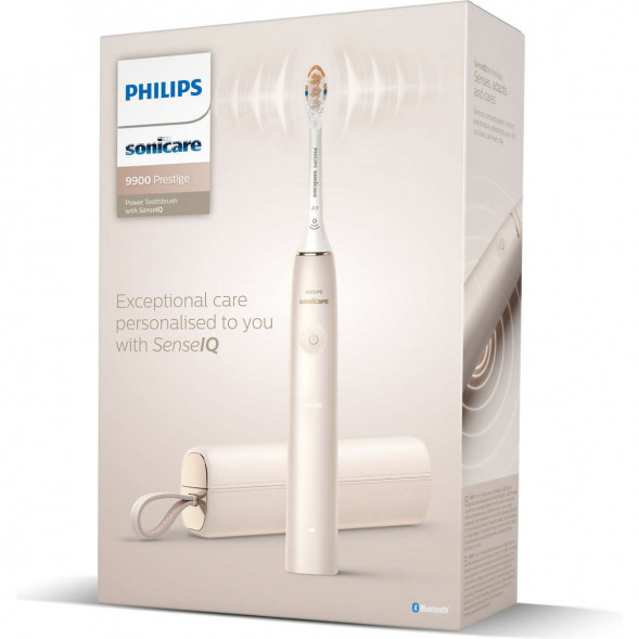 Электрическая звуковая зубная щетка Philips Sonicare 9900 Prestige HX9992/11, Champagne Gold в Липецке