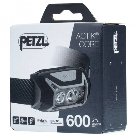 Налобный фонарь Petzl Actik Core E065AA00, 600 лм, серый в Липецке