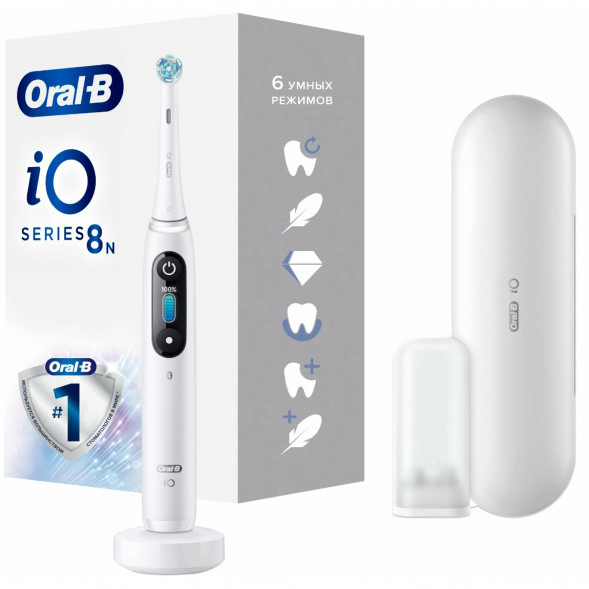 Зубная щетка электрическая Oral-B iO Series 8, белый в Липецке