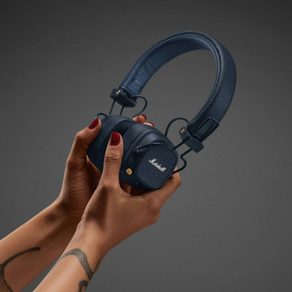 Беспроводные наушники Marshall Major V, синий в Липецке