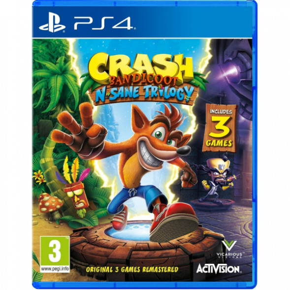 Игра Crash Bandicoot N-Sane Trilogy для PlayStation 4 в Липецке