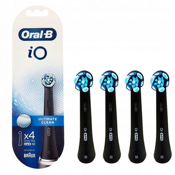 Насадка для электрической зубной щетки Oral-B iO Ultimate Clean Black, 4 шт. в Липецке