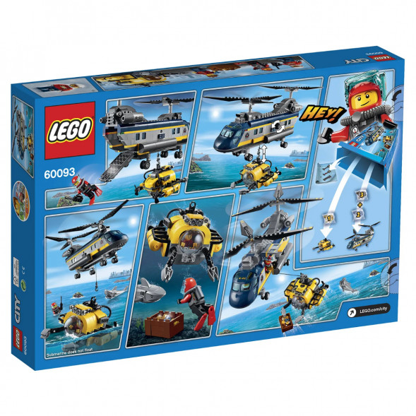 Конструктор LEGO City Deep Sea Explorers 60093 Вертолет исследователей моря в Липецке