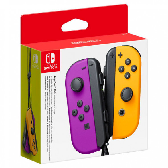 Геймпад Nintendo Switch Joy-Con controllers Duo, фиолетовый/оранжевый в Липецке