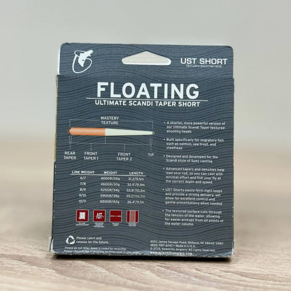 Рыболовная леска Scientific Anglers UST Short St-9/10-f Floating 125000 в Липецке