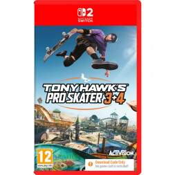 Игра Tony Hawk's Pro Skater 3+4 (код загрузки) [Nintendo Switch 2, английская версия]