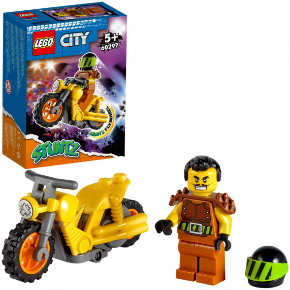 Конструктор LEGO City 60297 Разрушительный трюковый мотоцикл в Липецке