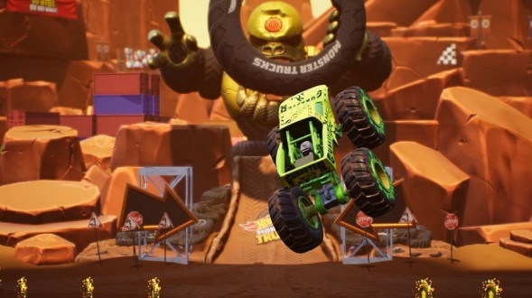 Игра Hot Wheels Monster Trucks: Stunt Mayhem [PS4, английская версия] в Липецке