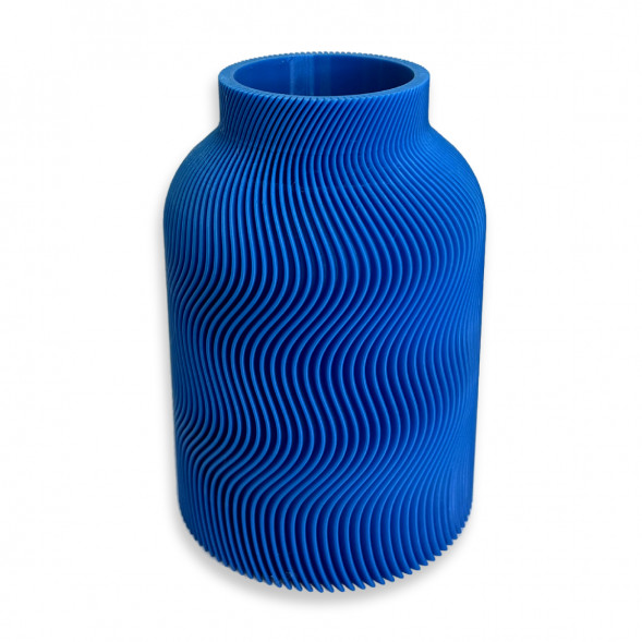 Ваза для сухоцветов HatRom Wave, синий в Липецке