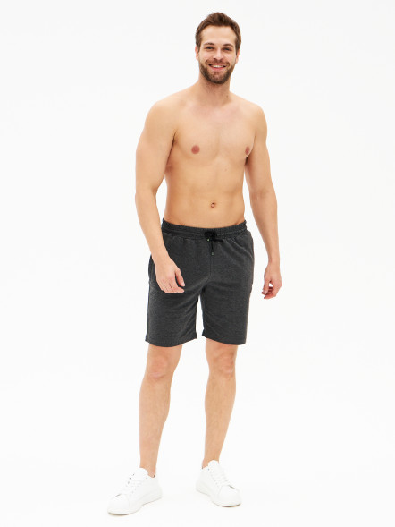 Шорты мужские трикотажные, серый, L в Липецке