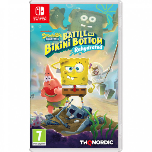Игра SpongeBob SquarePants: Battle for Bikini Bottom - Rehydrated [Nintendo Switch, русские субтитры] в Липецке