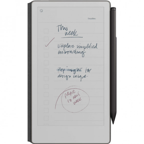 Графический планшет reMarkable Paper Pro Move + Стилус MarkerPlus + Чехол BookFolio Premium Leather, Black в Липецке