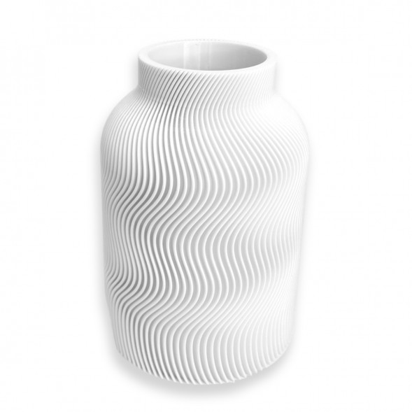 Ваза для сухоцветов HatRom Wave, белый в Липецке