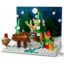 Конструктор LEGO 40484 Перед домом Деда Мороза