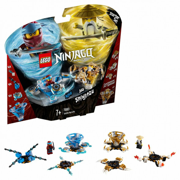 Конструктор LEGO Ninjago 70663 Ния и Ву: мастера Кружитцу в Липецке